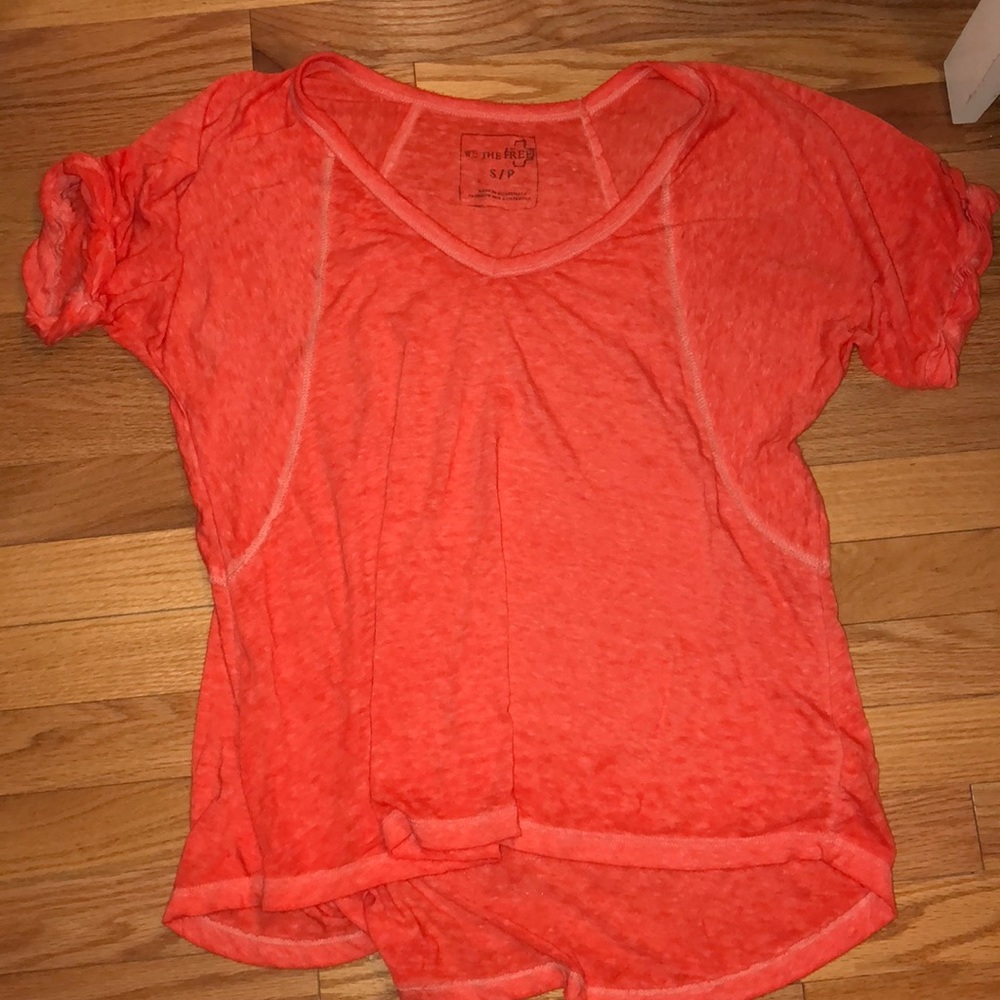 Orange soft tee